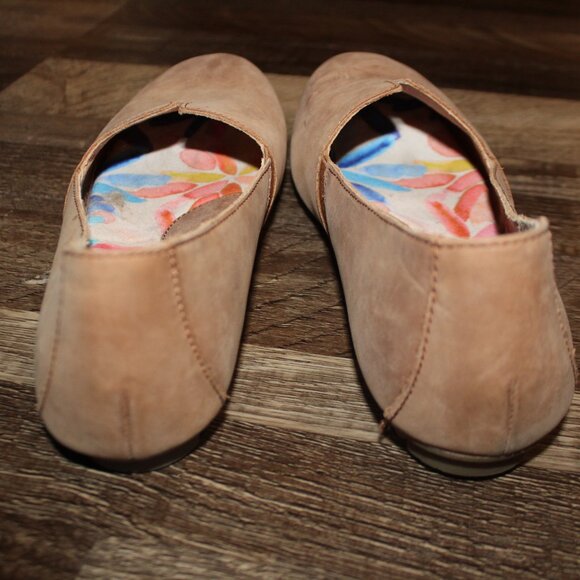BORN Shoes Sebra Women's Leather Comfort Driving Flat Shoes Sz 10 Mules - Picture 5 of 11